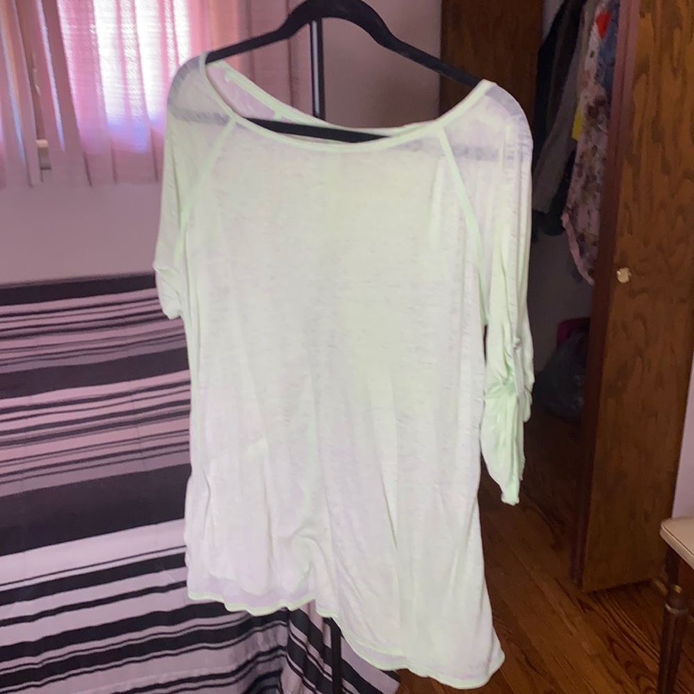 Calvin Klein green shear top